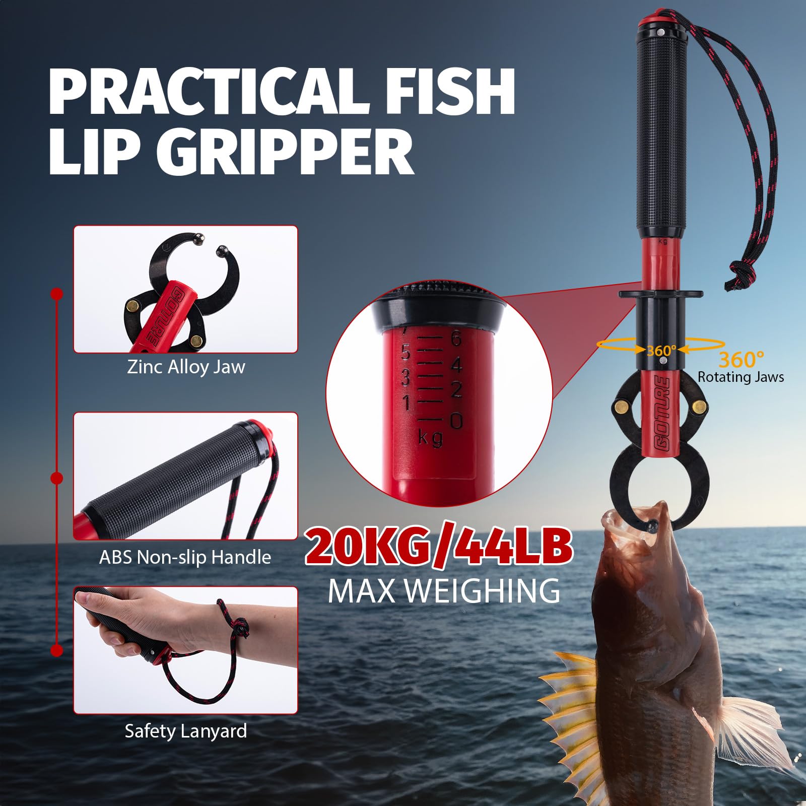 Goture 釣りアクセサリー フィッシングプライヤー フィ - Fishing Hook Remover のレビューと価格