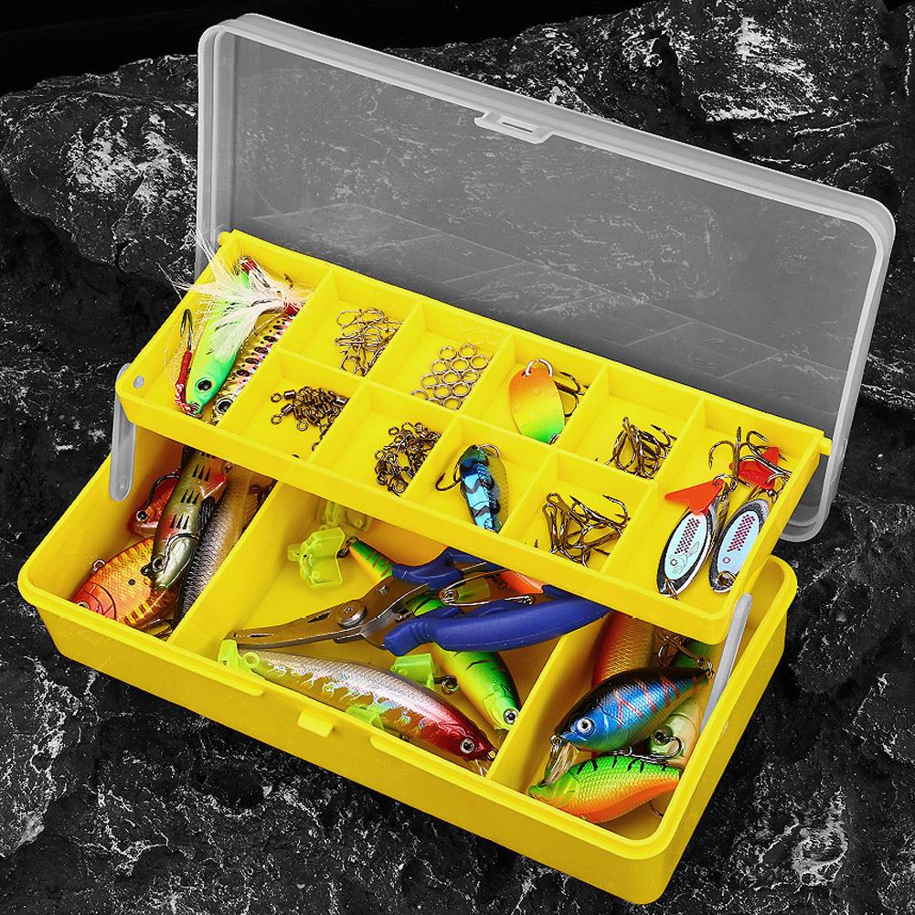 携帯用釣り道具箱、ルアー、フック、ソフトベイトなどを収納でき - Fishing Hook Size のレビューと価格