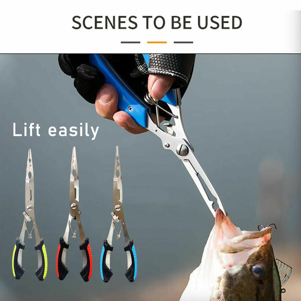 釣り用プライヤー、長鼻型、ステンレス製、フック外し、釣り糸の - Fishing Hook Remover のレビューと価格