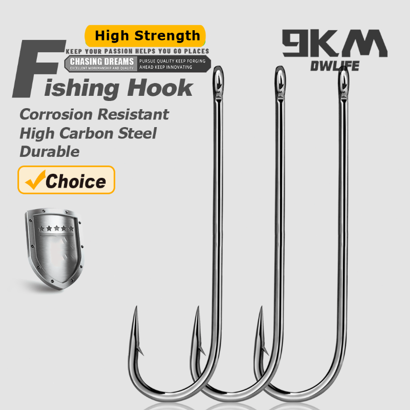 9KMアバーデンフック ロングシャンク釣り針 生餌用 軽量ワ - Fishing Hook Offset のレビューと価格